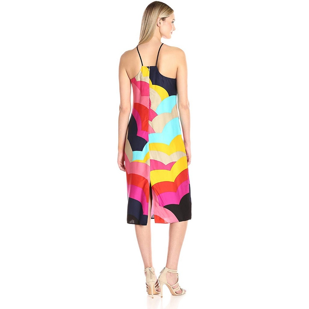 ❌❌SOLD❌❌ NWT Trina Turk Vina Rainbow Halter Dress - Picture 2 of 8